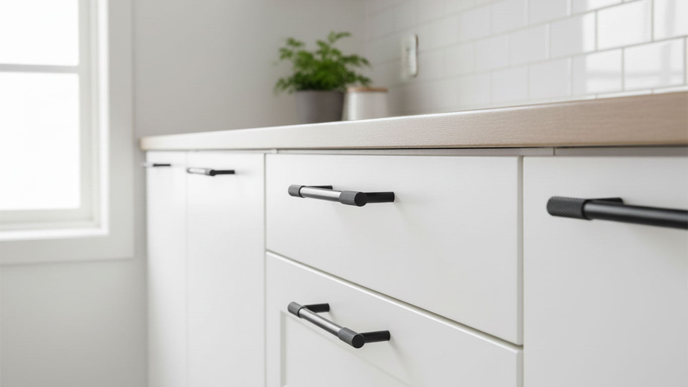 Handtag 3018 | Lättrat | Svart