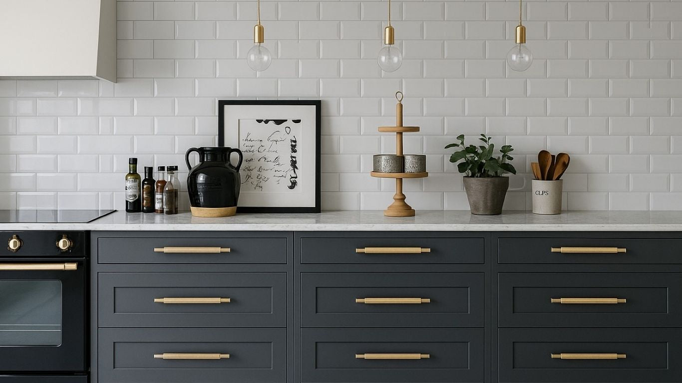 Handle 3146 | Ribbed | Brass