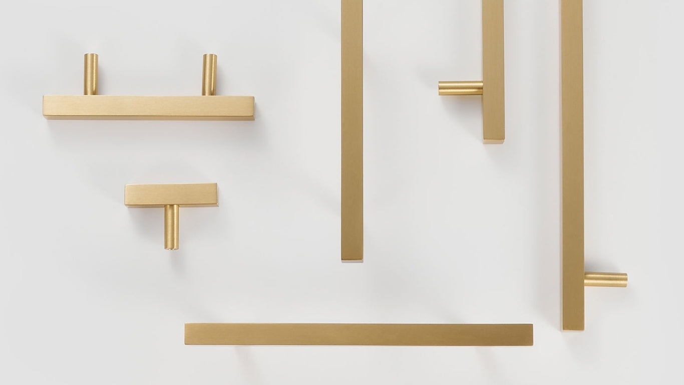 Handgreep CH012 | Vierkant | Messing