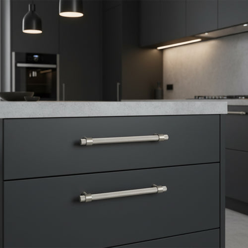 Griff CH016 | Gerändelt | Nickel