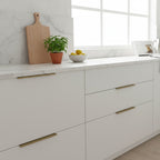 Maniglia CH100 | Profilo | Ottone Antico