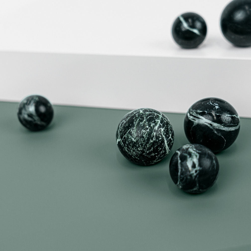 Knop DR101 | Marmer | Green Flower 