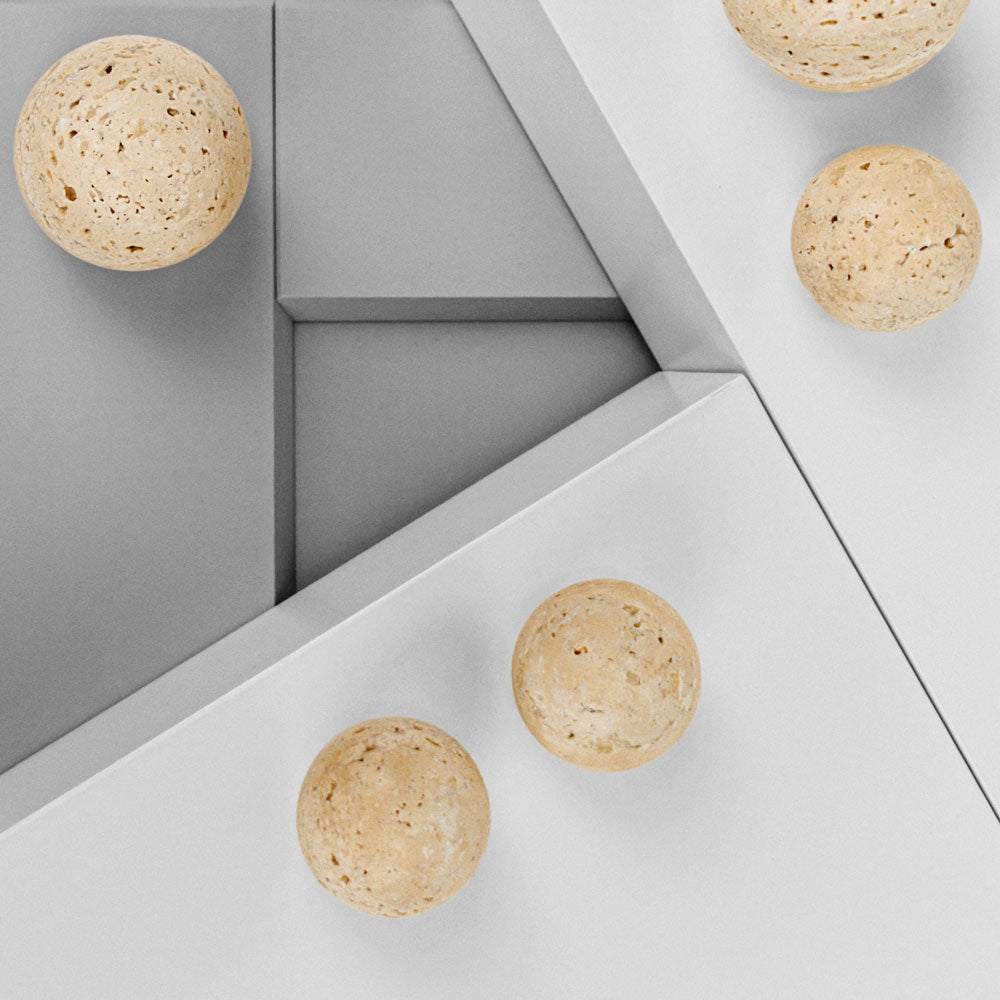Knop DR101 | Marmer | Travertine