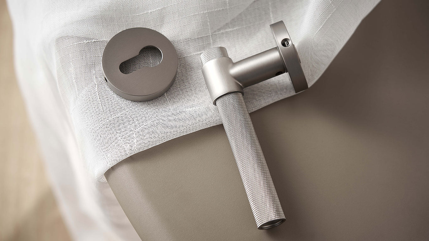 Türgriff 308A-247 | Gerändelt | Nickel