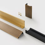 Handtag ch100 i svart finish - detalj