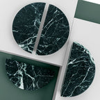Handgreep DR102 | Marmer | Green Flower (SET)