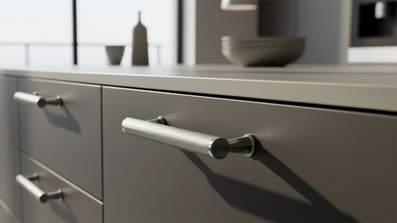 Maniglia 3065 | Zigrinata | Cromo