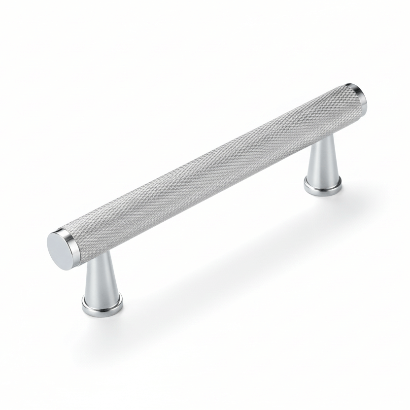 Poignée 3065 | Moleté | Chrome