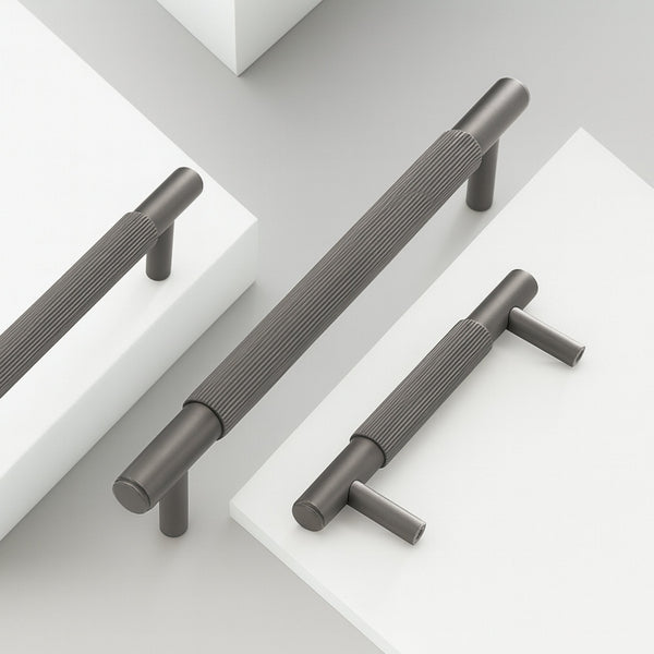 Poignée 3100 | Cannelé | Gris anthracite