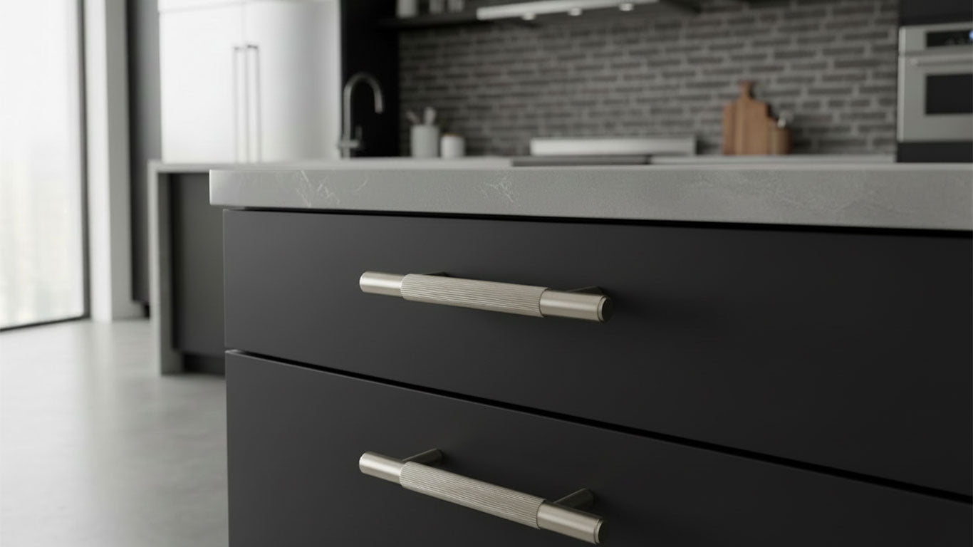 Handtag 3100 | Räfflat | Nickel