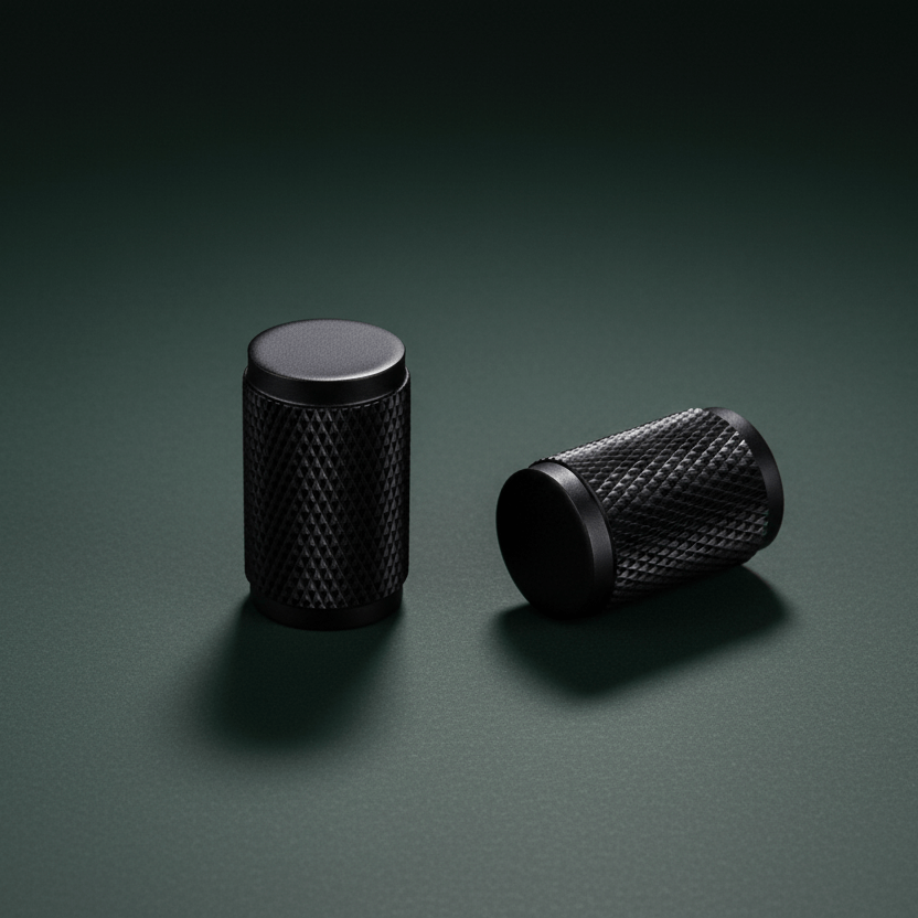 Bouton 1040 | Moleté | Noir