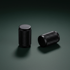 Bouton 1040 | Moleté | Noir