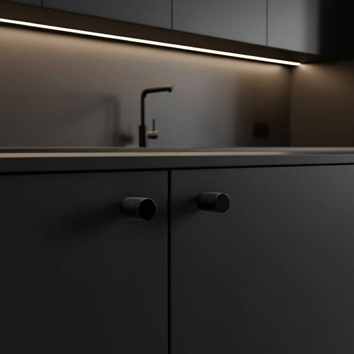 Bouton 1040 | Moleté | Noir