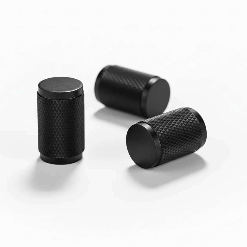 Bouton 1040 | Moleté | Noir