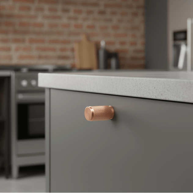 Pomolo 1040 | Zigrinato | Rame