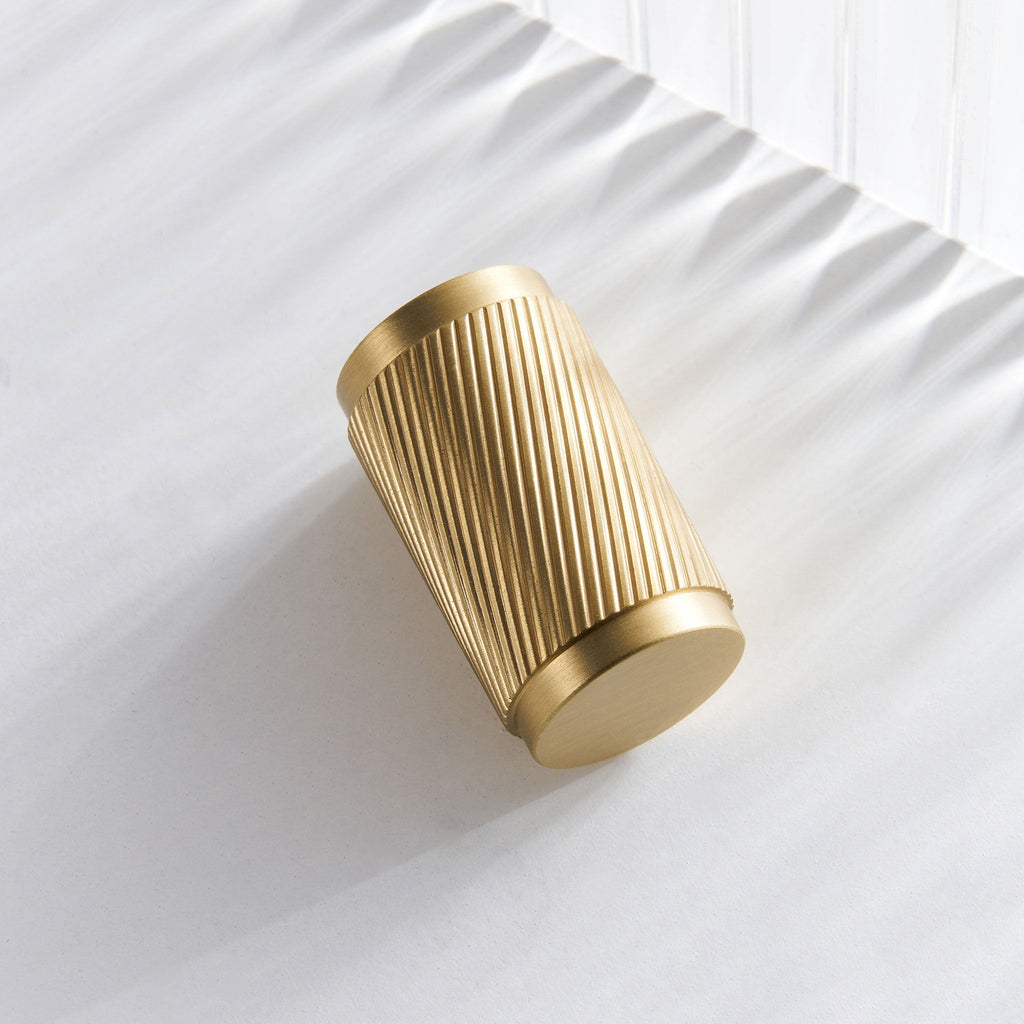 Pomello 3146 | Zigrinato | Ottone