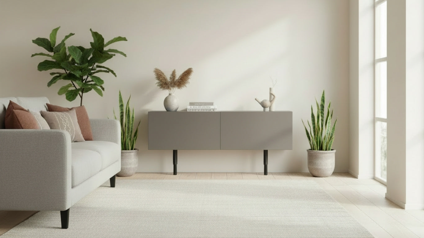 Møbelben DL001 | Nubret | Sort (2-pak)