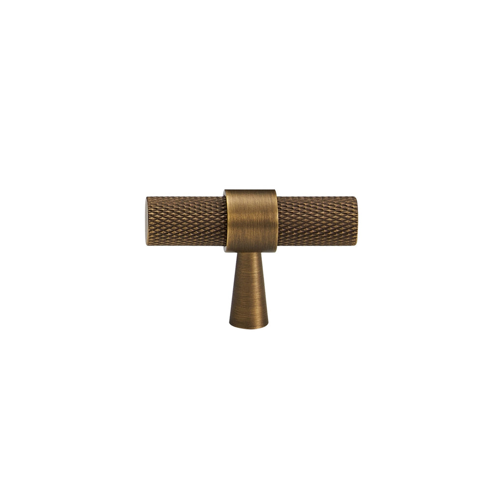 T-bar CH016 | Moleté | Laiton antique