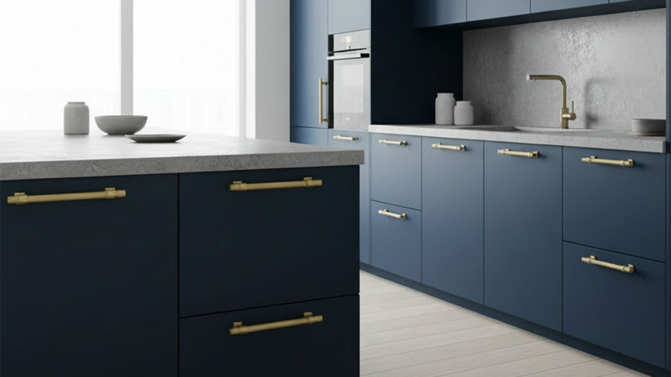 Maniglia 3138 | Zigrinata | Ottone