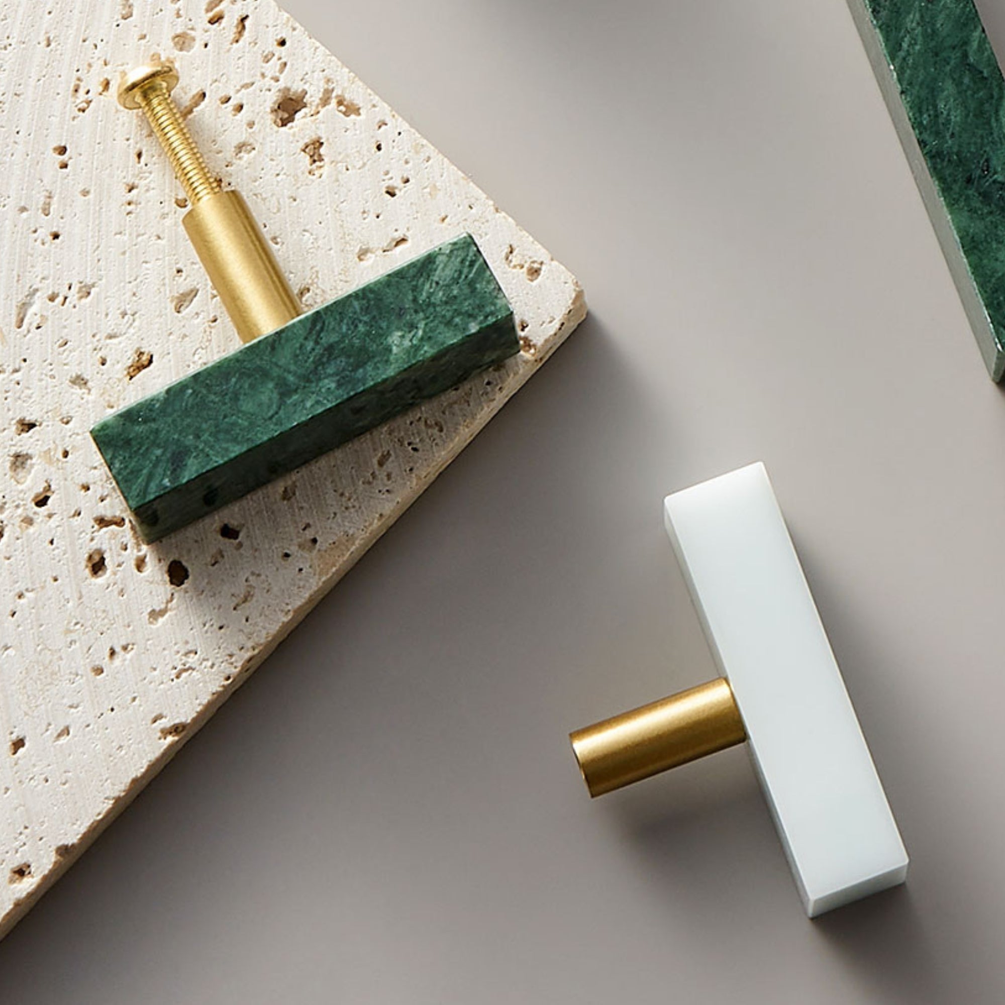 Organisches Glas + Messing