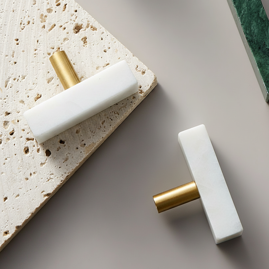 T-Bar 3143 | Organisches Glas + Messing