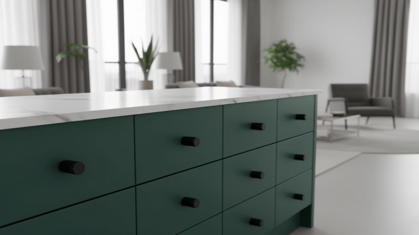 Gałka 3117 | Diament | Czarna