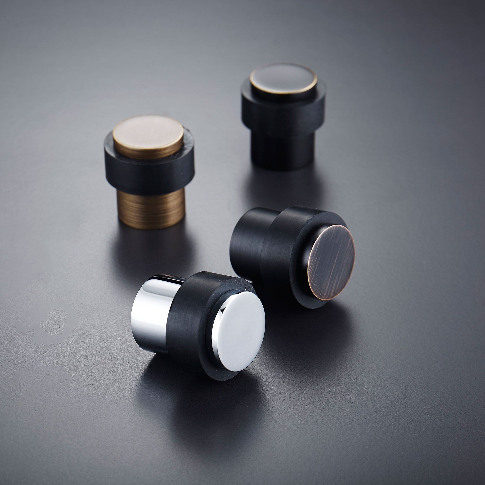 Matt svart/Rödguld - Dooroom