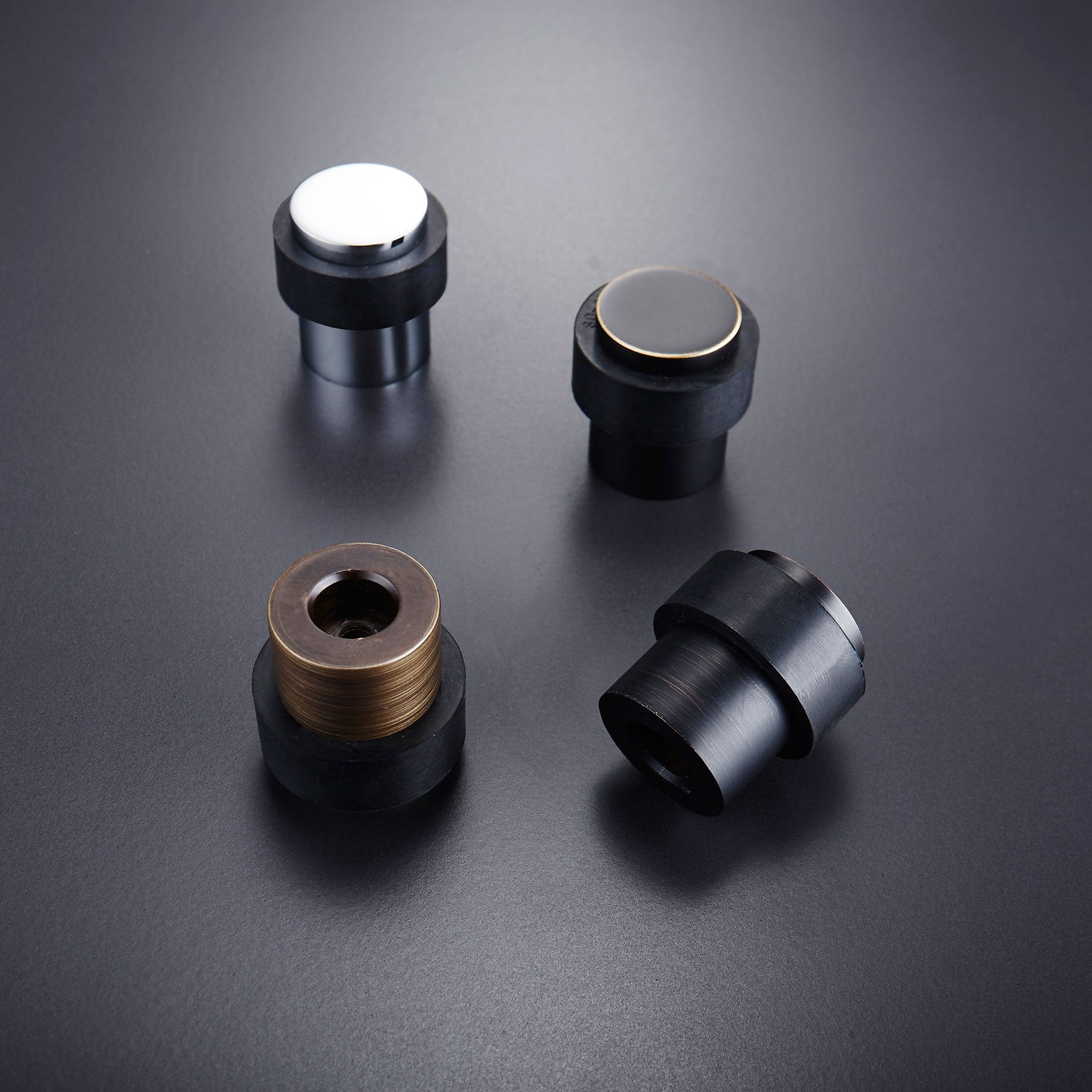 Matt svart/Rödguld - Dooroom