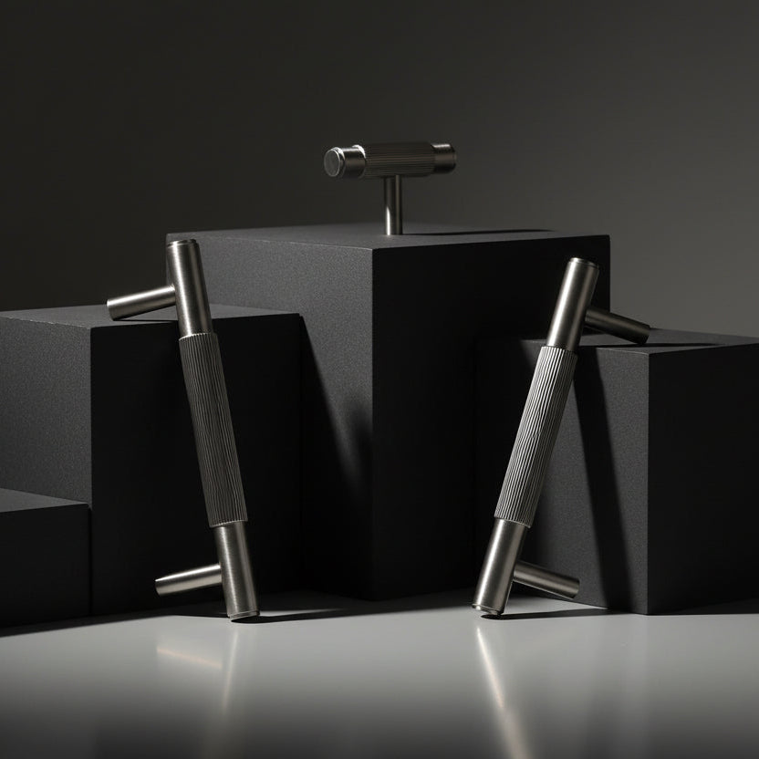 Griff 3100 | Gerillt | Nickel