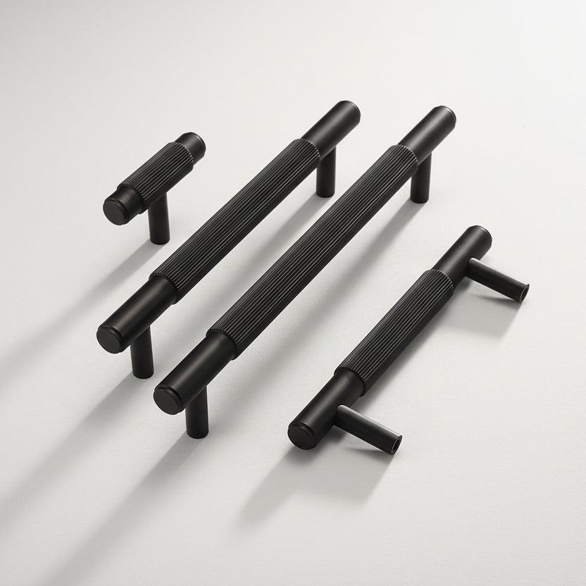 Handle 3100 | Ribbed | Black