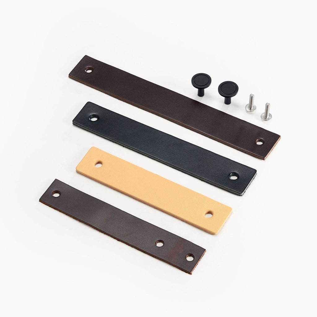 Handtag 1045-B | Läder | Beige - Dooroom