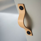 Handtag 1045-B | Läder | Beige - Dooroom