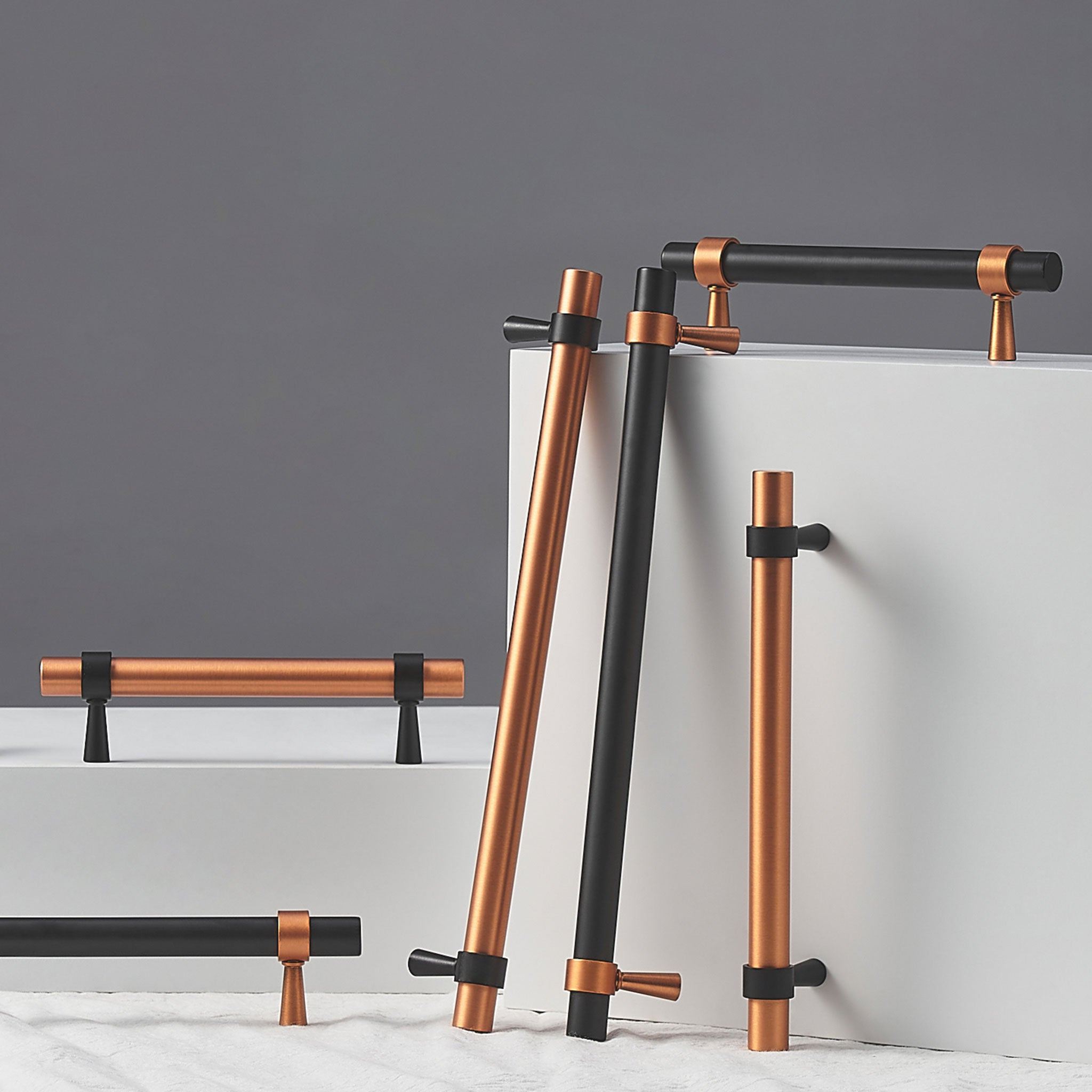 T-bar 3096 | Matt Svart/Koppar - Dooroom