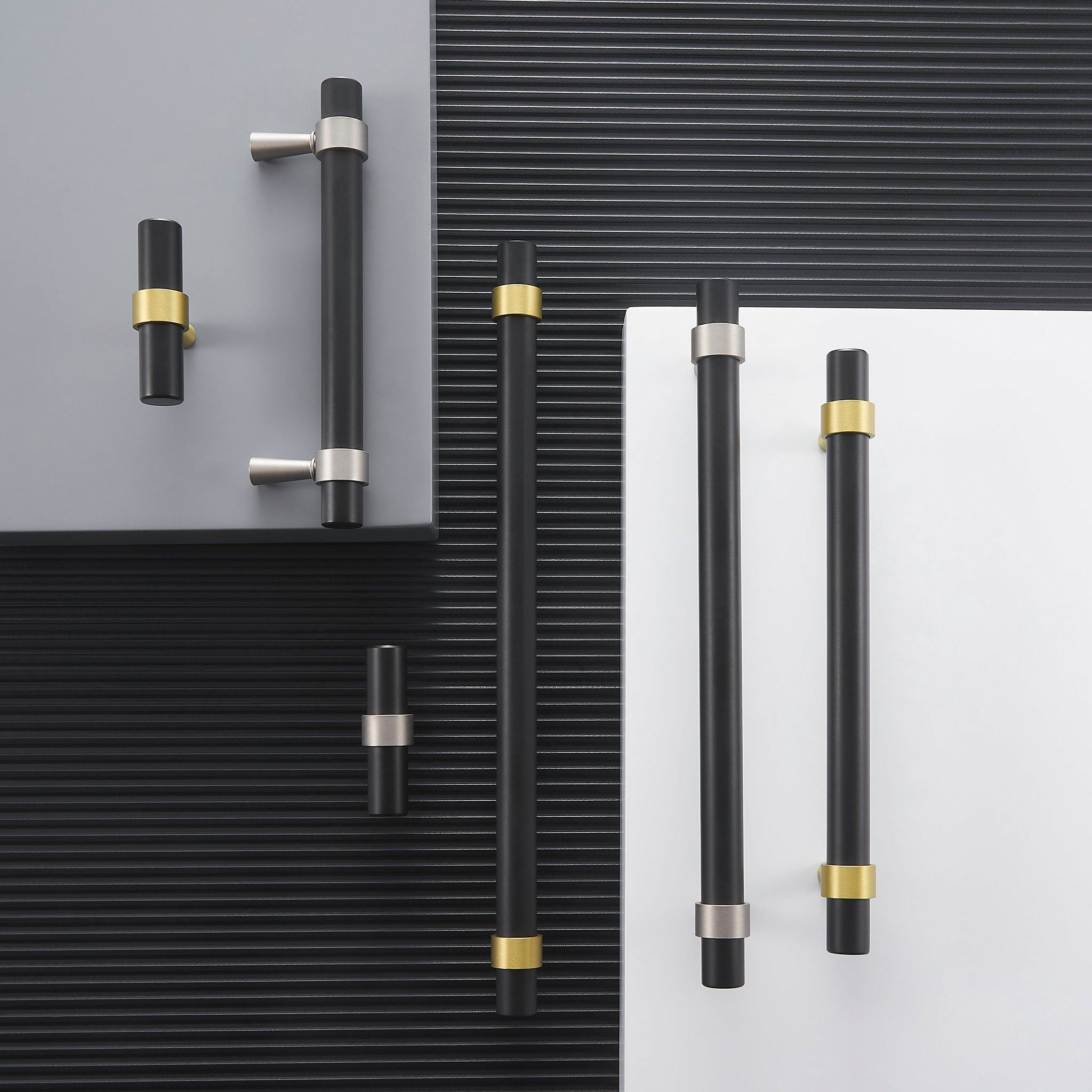 T-bar 3096 | Matt Svart/Nickel - Dooroom