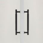 Pull bar P3100Z | Ribbed | Black (SET)