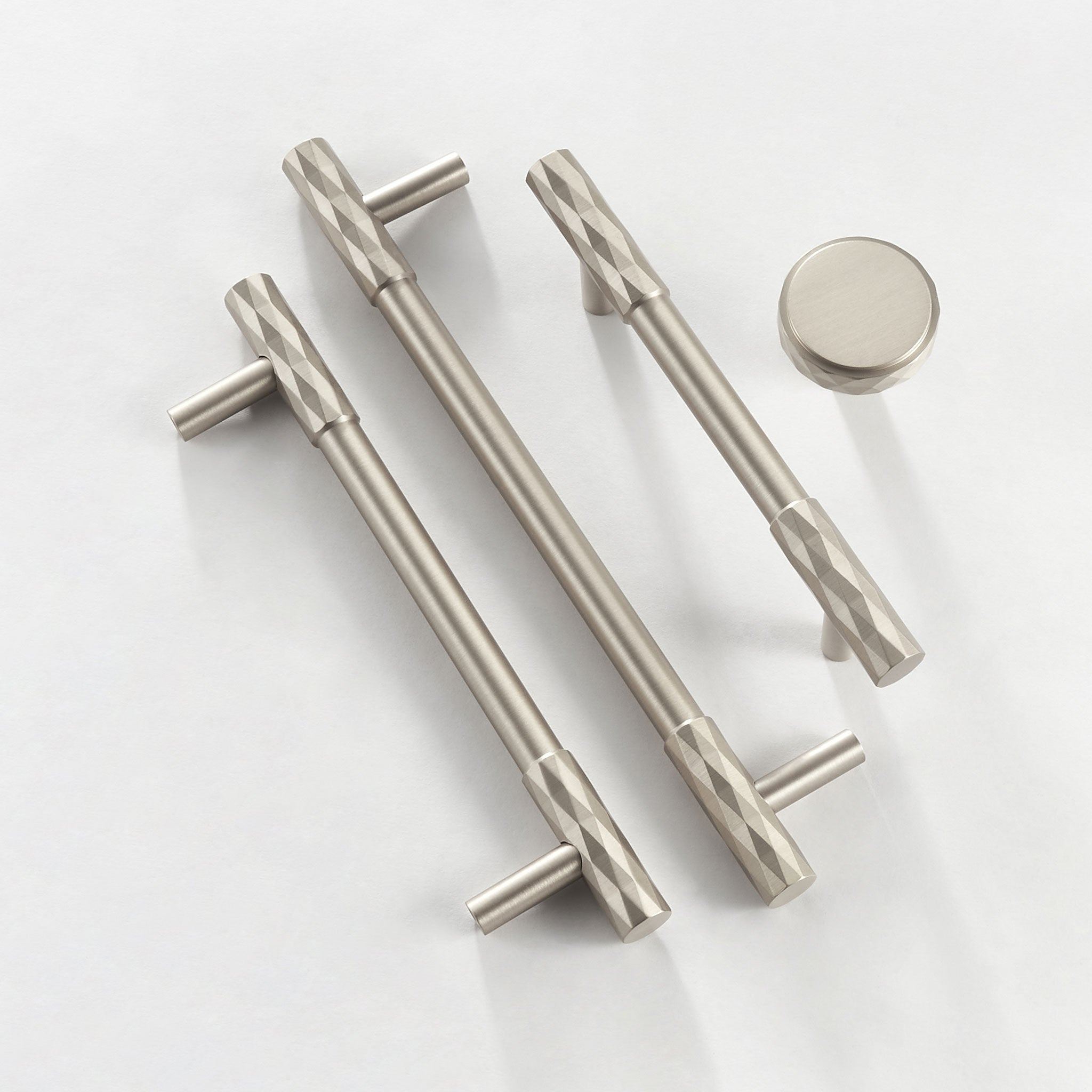 Handtag 3119 | Diamant | Nickel - Dooroom